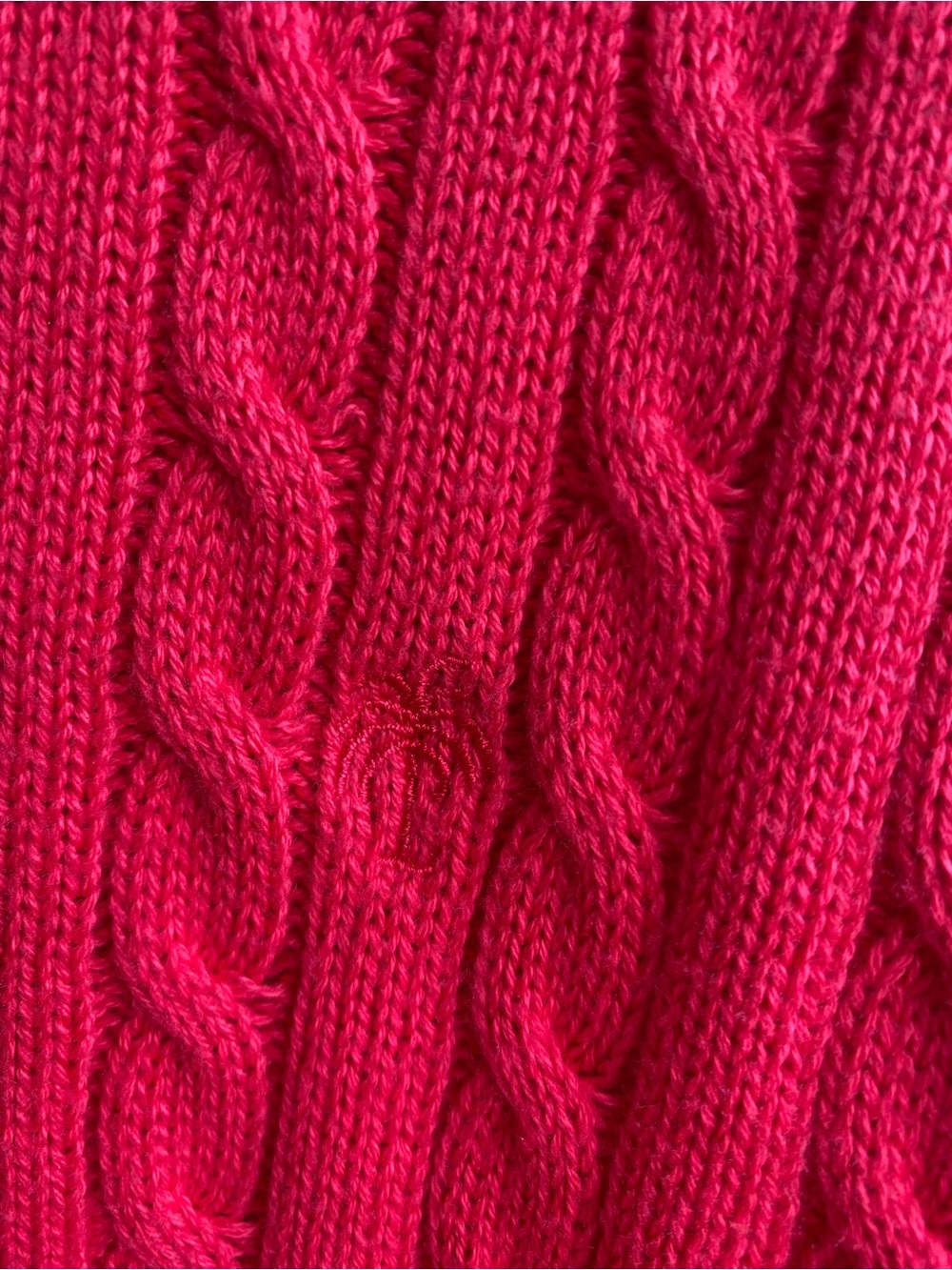 Lilly Pulitzer Women’s Cable Knit Crewneck Sweater - Pink Size L - Picture 4 of 12